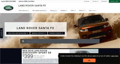 Desktop Screenshot of landroversantafe.com